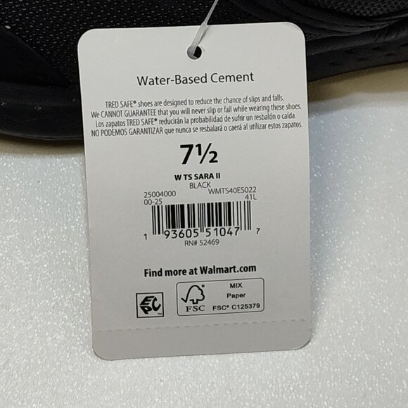 TredSafe Sara 2 Slip-Resistant Anti-Fatigue Enduropro Comfort Footbed Womens 7.5 - Picture 12 of 12